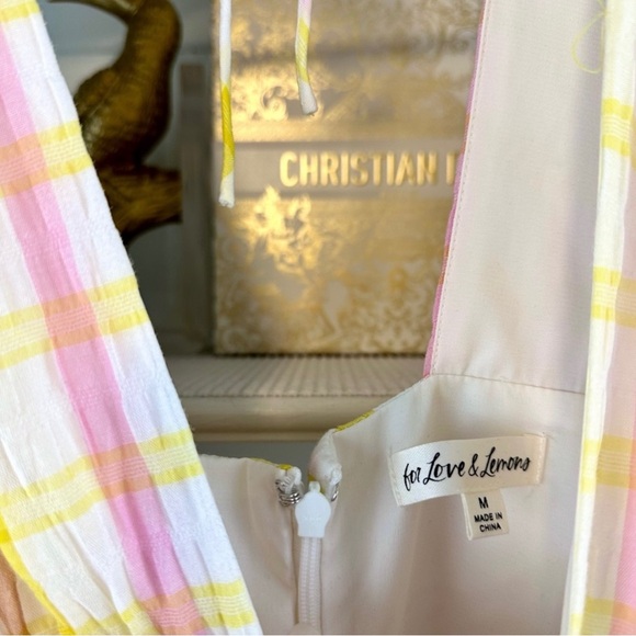 For Love & Lemons Rue Puff Sleeve Mini Dress - Picture 10 of 12